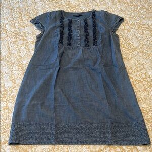 Gap Denim Dress with Denim Lace Detail